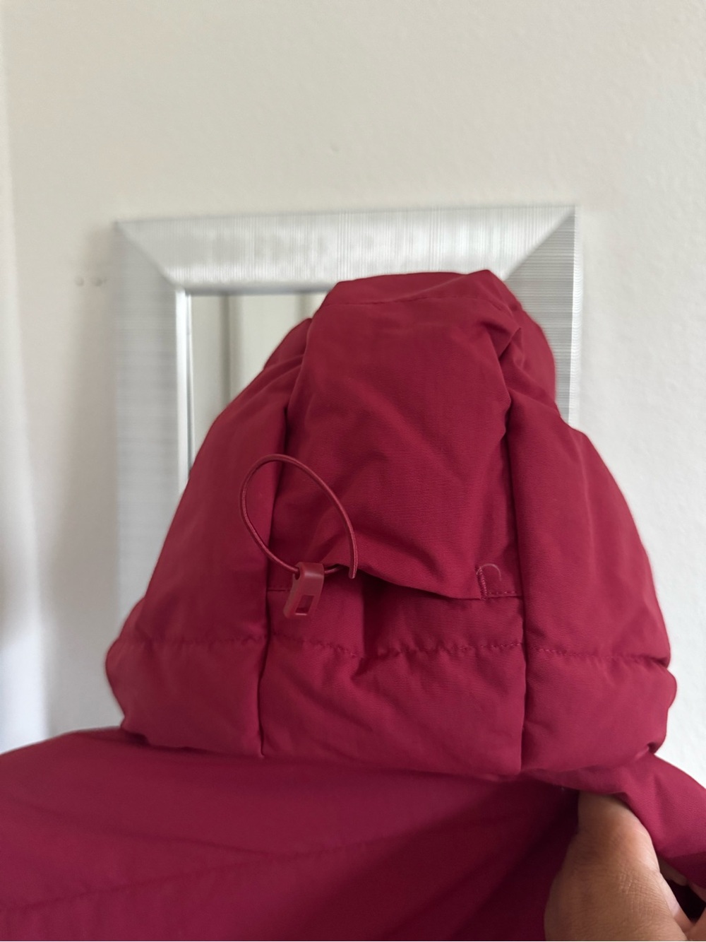 Patagonia Women's Deep Red Quilted Puffer Coat - Picture 7 of 7
